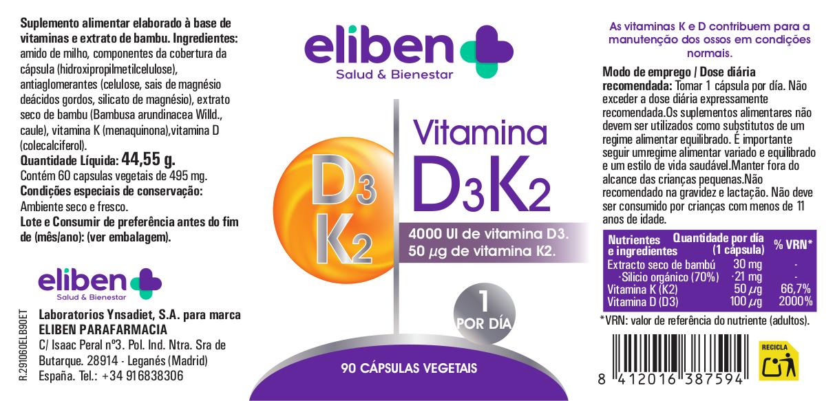 Vitamina D3+K2