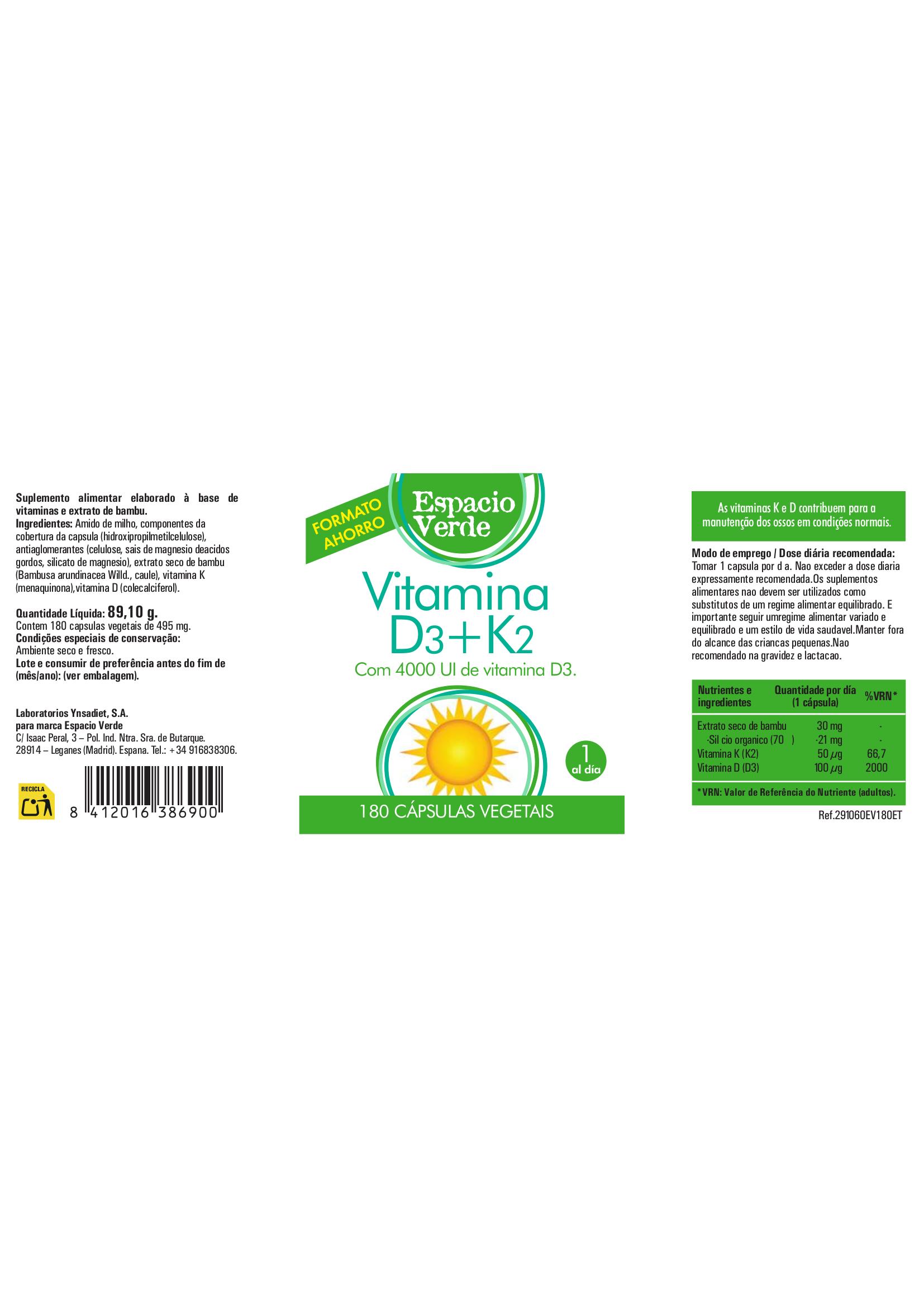 Vitamina D3+K2