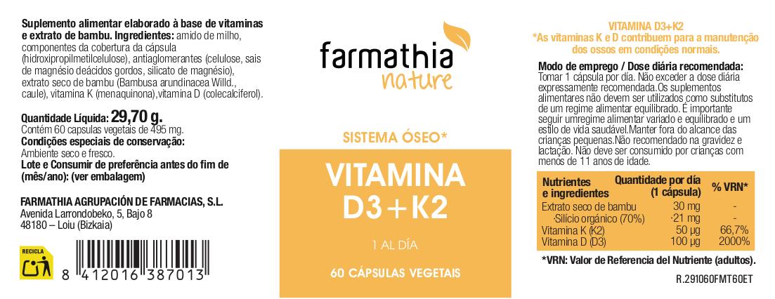 Vitamina D3 + K2