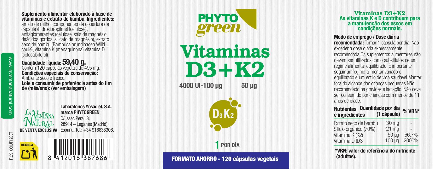 Vitamina D3+K2