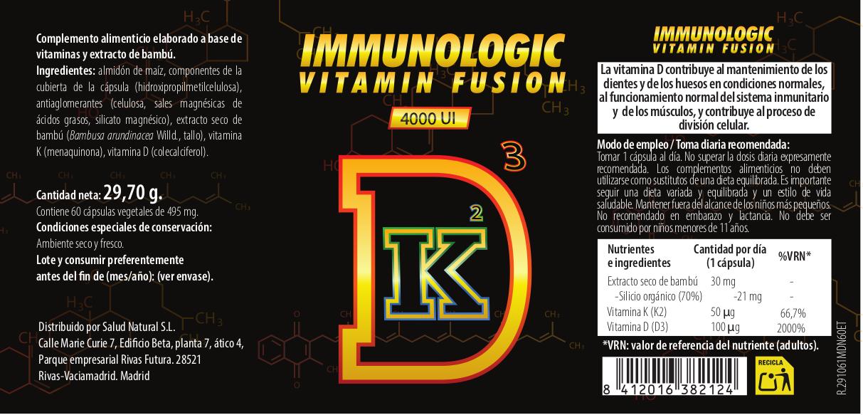 Immunologic vitamin fusion