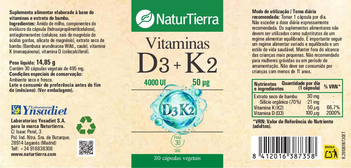 Vitamina D3+K2