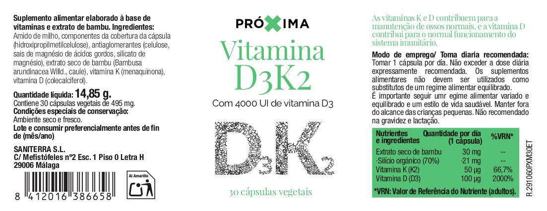 Vitamina D3+K2