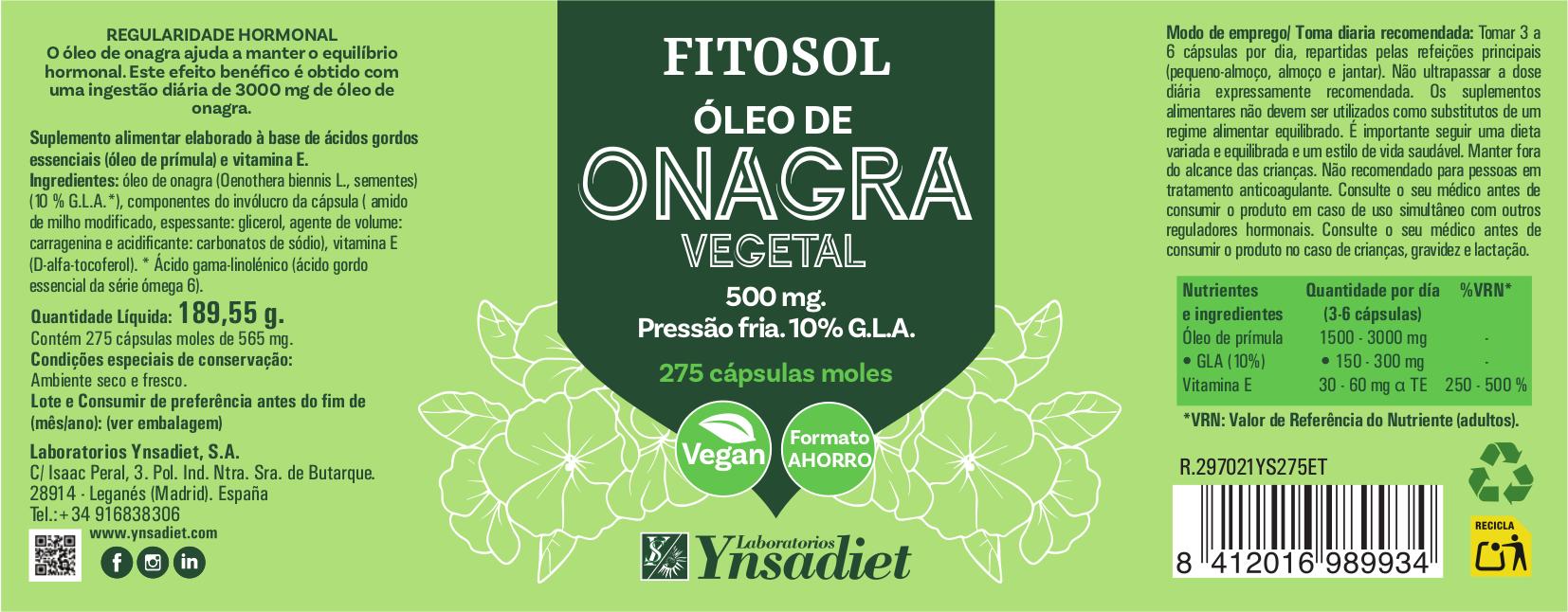 Óleo de onagra