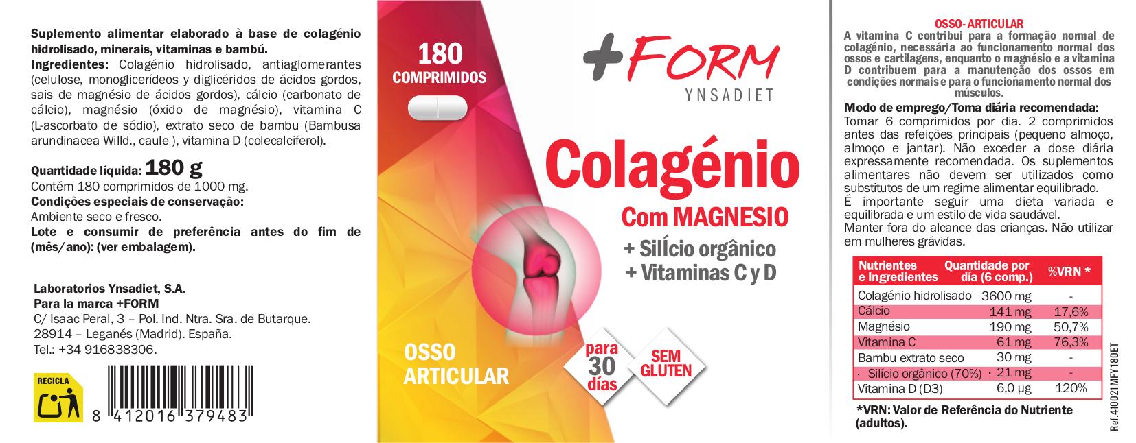 Colagénio com Magnésio