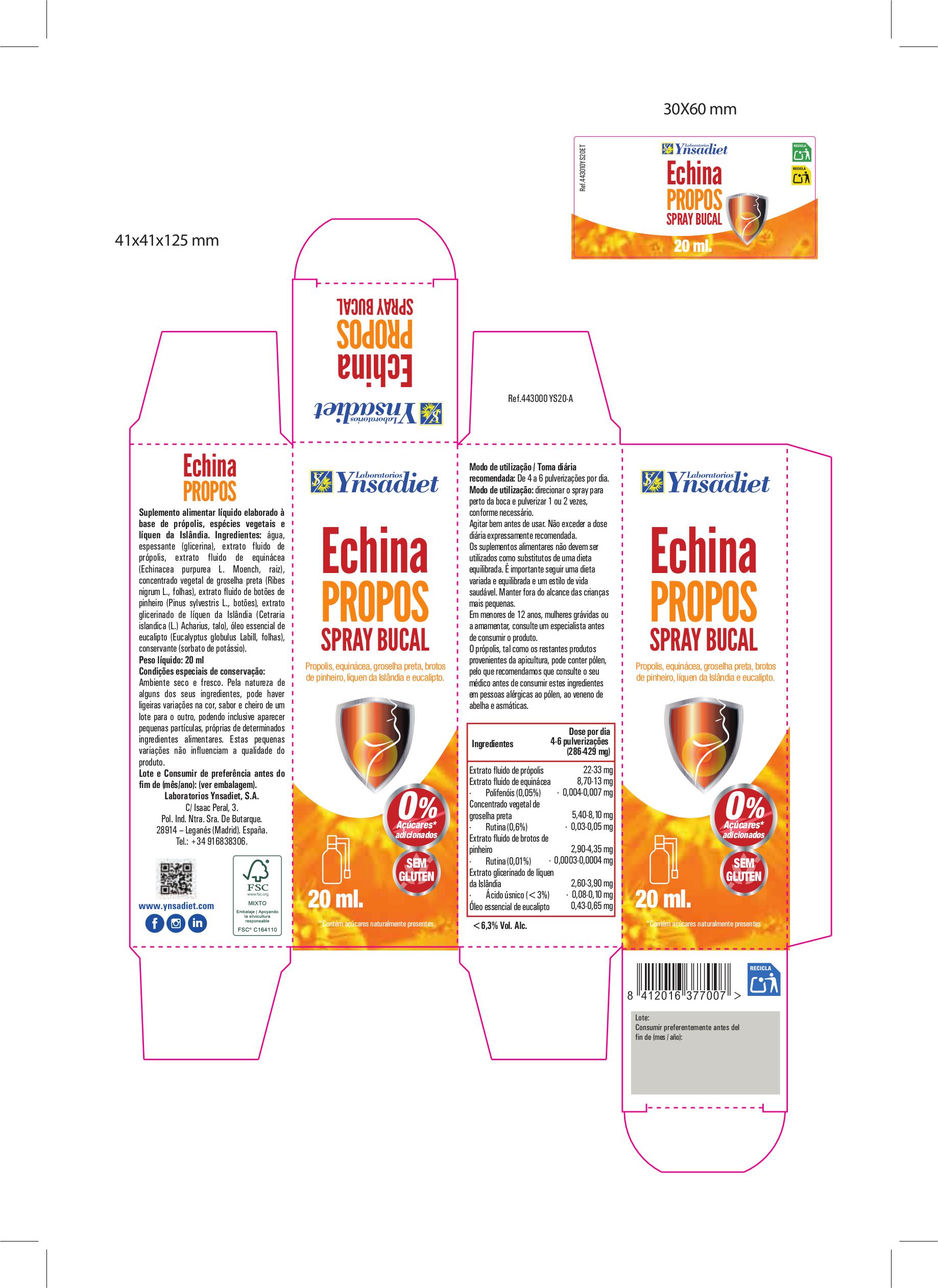 Echina PROPOS Spray bucal.