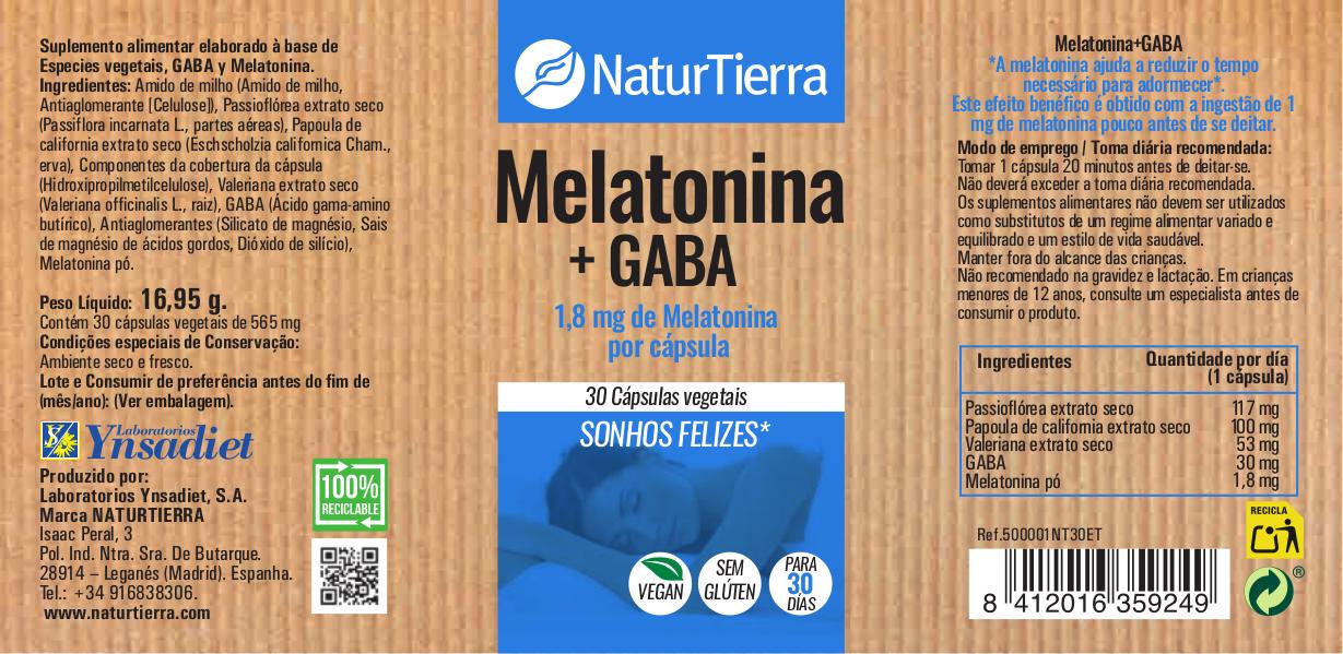 Melatonina + GABA