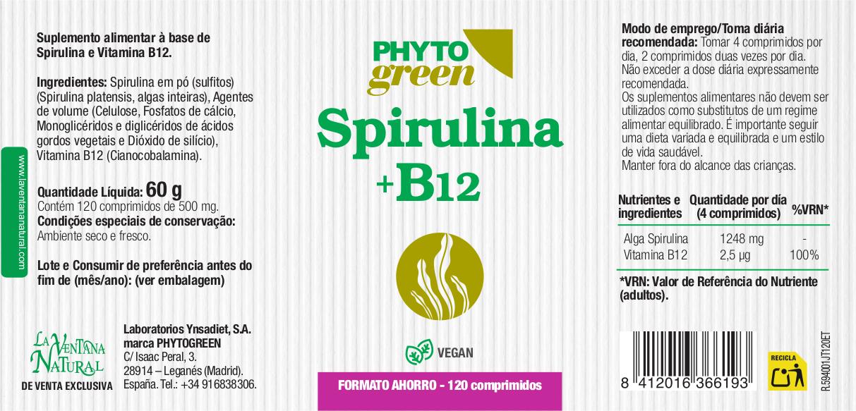 Espriulina + Vitamina B12