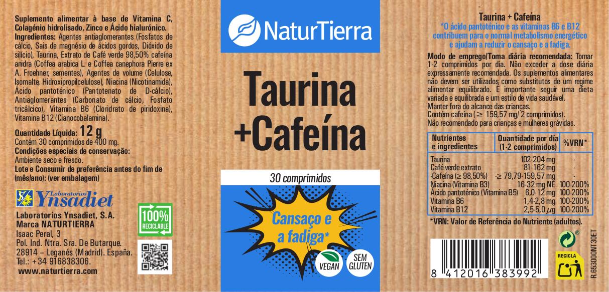 Taurina+Cafeína.