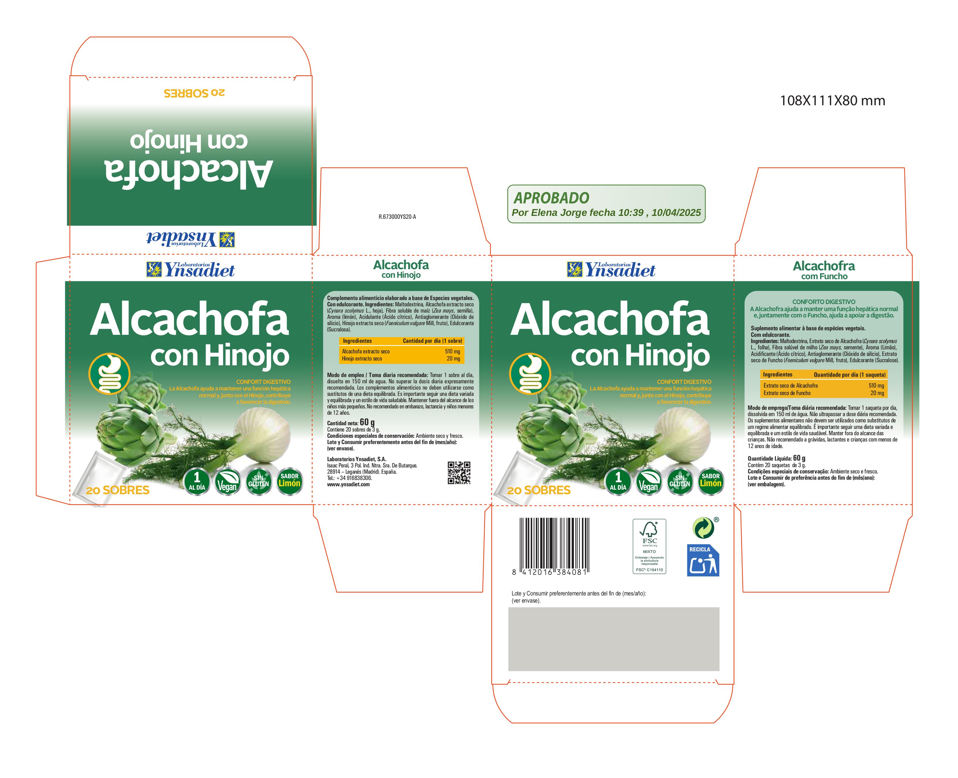 Alcachofra com funcho
